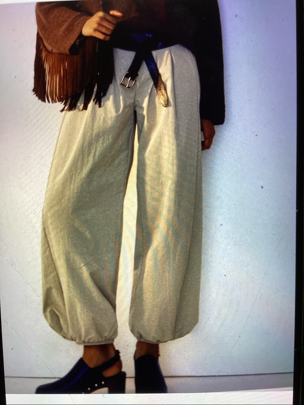 H&M New balloon trousers. High-Waist Pleated Trousers